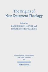 Buch: The Origins of New Testament Theology. A Dialogue with Hans Dieter Betz, edited by Rainer Hirsch-Luipold and R. Matthew Calhoun, WUNT 440, Tübingen, 2020.